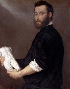 MORONI, Giovanni Battista The Sculptor Alessandro Vittoria oil painting on canvas